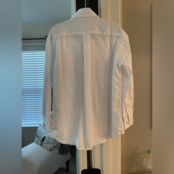Boys Long Sleeve White Button Down Shirt - Size XS 4/5 (Bundle for Discount) - Picture 3 of 3